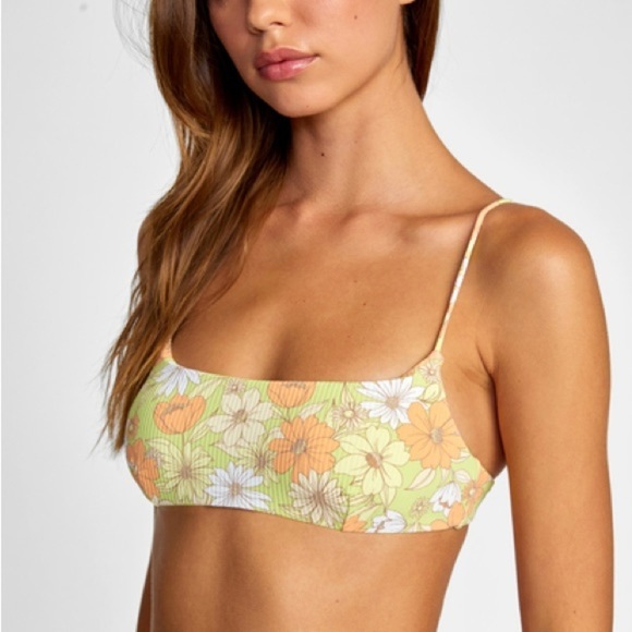 ☀️RVCA☀️ DREAMFIELD BRALETTE DREAMFIELD CHEEKY BIKINI SET - Picture 12 of 15
